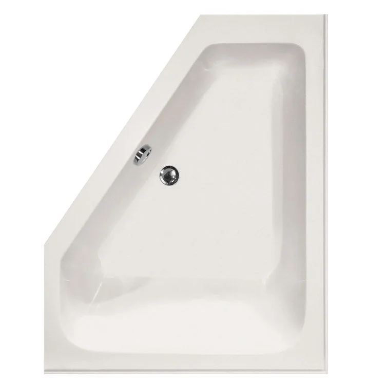 Combination Tub Designer Collection Courtney 60 x 48 x 21 Inch Left Hand Drain White Corner