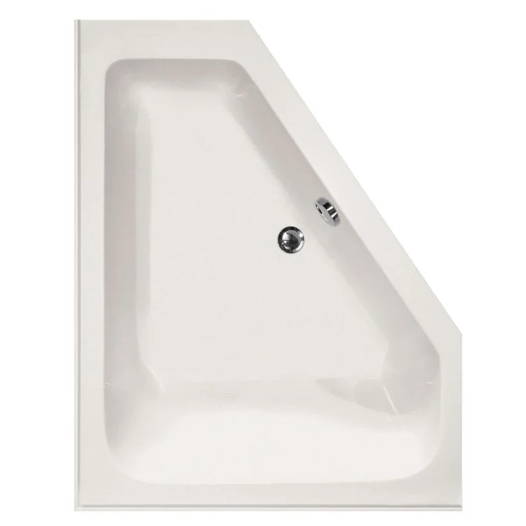 Combination Tub Designer Collection Courtney 60 x 48 x 21 Inch Right Hand Drain White Corner