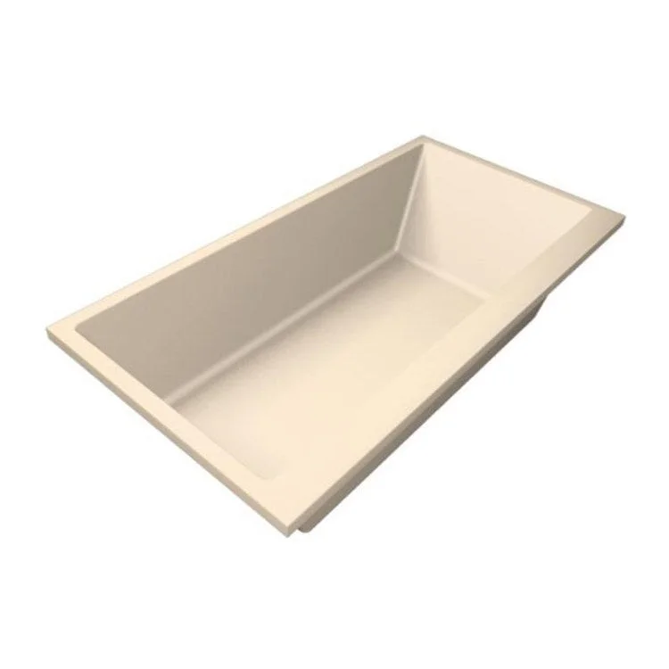 Combination Tub Designer Collection Eileen 86 x 50 x 19 Inch Center Drain Bone Rectangle