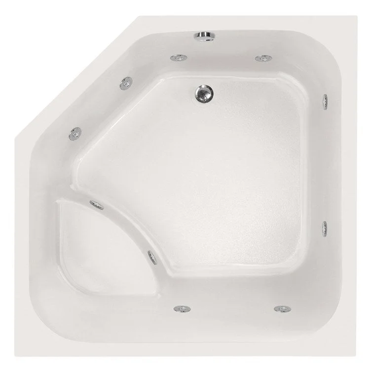 Combination Tub Designer Collection Katarina 69 x 69 x 26 Inch White