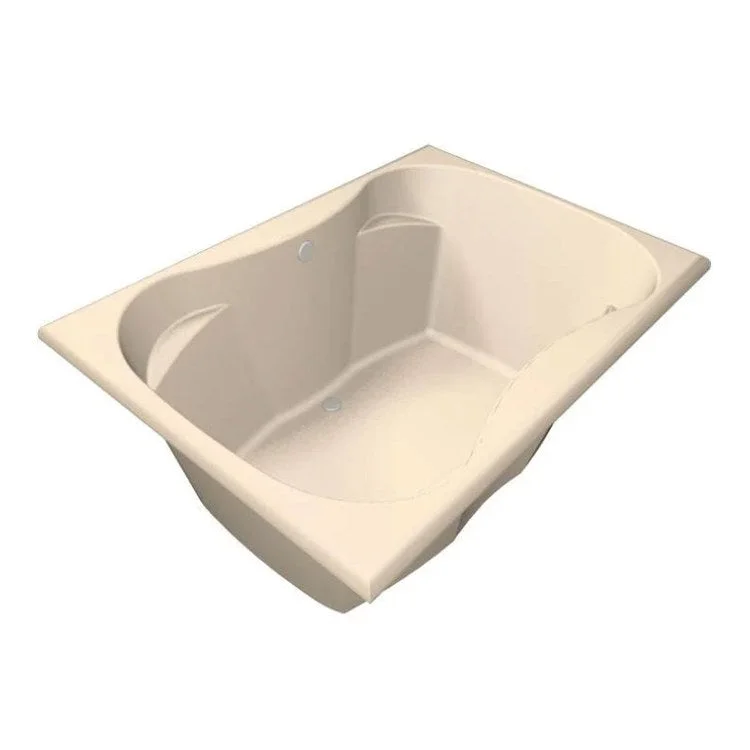 Combination Tub Designer Collection Monterey 72 x 42 x 24 Inch Drop-In Center Drain White Rectangle