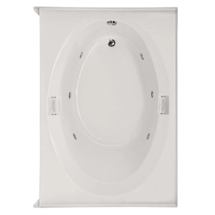 Combination Tub Designer Collection Marlie 60 x 30 x 20 Inch Drop-In White Rectangle