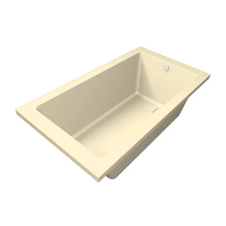 Combination Tub Designer Collection Marlie 66 x 32 x 20 Inch Drop-In Biscuit Rectangle