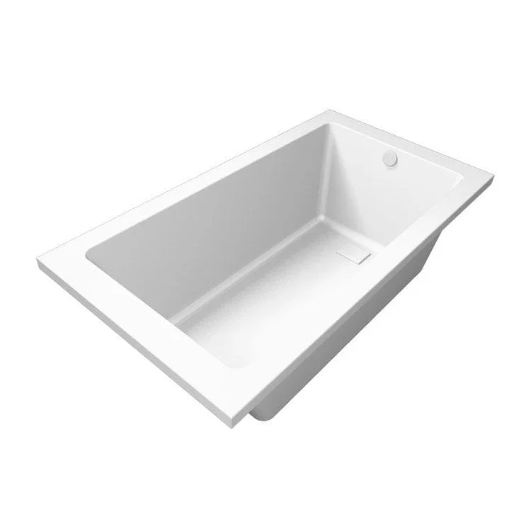 Combination Tub Designer Collection Marlie 66 x 32 x 20 Inch Drop-In White Rectangle