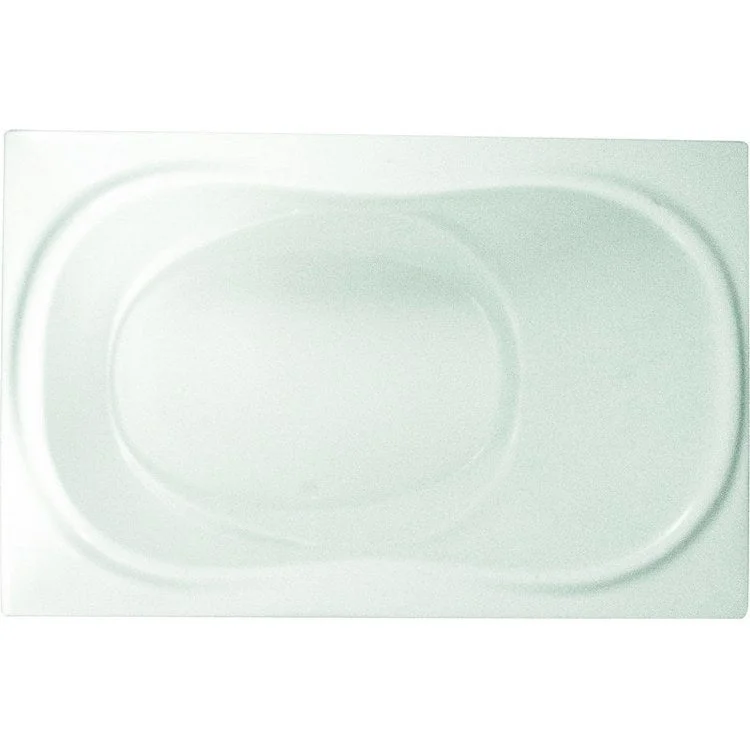 Combination Tub Ston Collection Onyx 74 x 45 x 24 Inch Drop-In Almond Oval