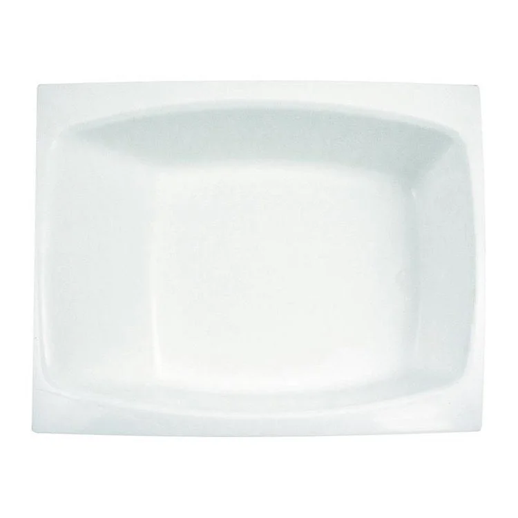 Combination Tub Ston Collection Sapphire 41 x 28 x 20 Inch Drop-In End Drain Almond Rectangle