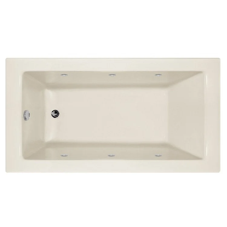 Combination Tub Designer Collection Sydney 60 x 32 x 20 Inch Left Hand Drain Biscuit Rectangle