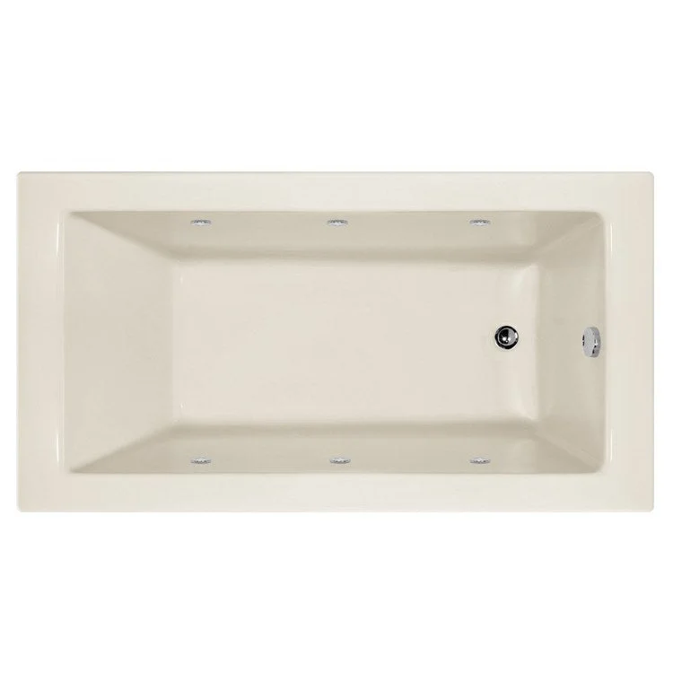 Combination Tub Designer Collection Sydney 60 x 32 x 20 Inch Right Hand Drain Biscuit Rectangle