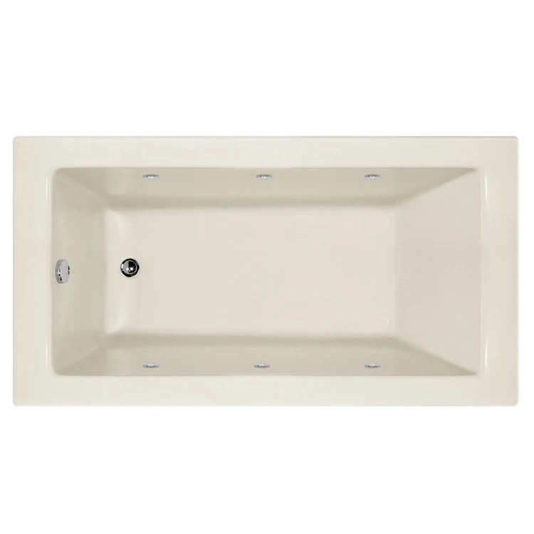 Combination Tub Designer Collection Sydney 72 x 40 x 20 Inch Left Hand Drain Biscuit Rectangle