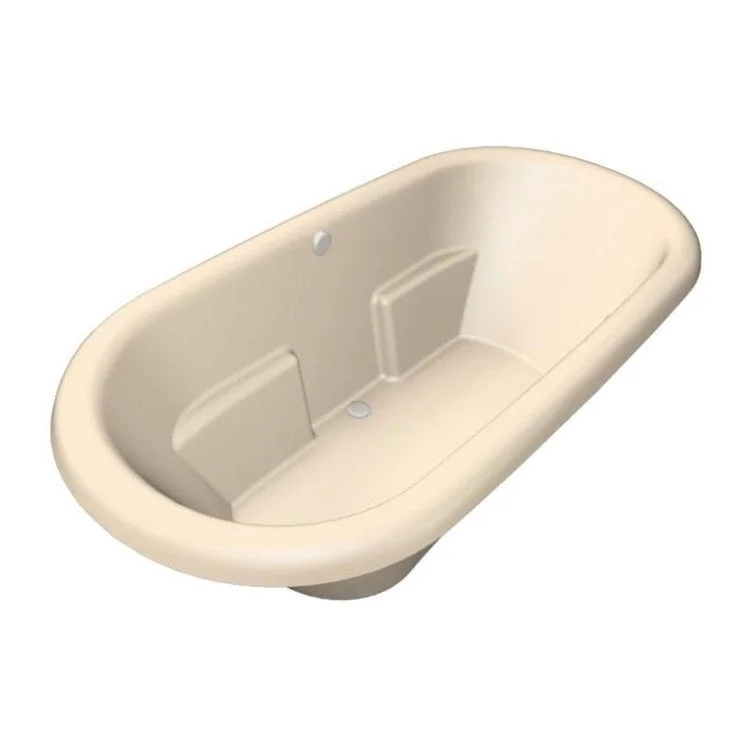 Combination Tub Ston Collection Topaz 69 x 48 x 20 Inch Drop-In Biscuit Oval