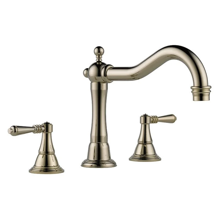 Tresa Two Handle Roman Tub Faucet with Lever Handles