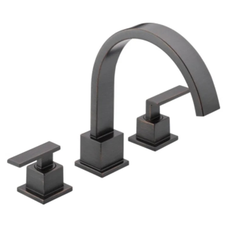 Vero Two Handle 3-Hole Roman Tub Faucet