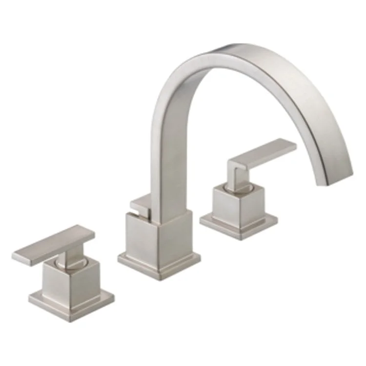 Vero Two Handle 3-Hole Roman Tub Faucet