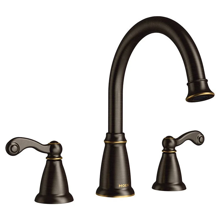 Traditional Two Handle Roman Tub Faucet without Handshower