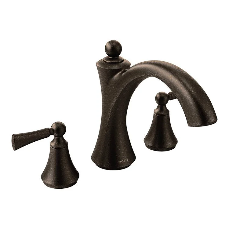 Wynford Two Handle Roman Tub Faucet with Lever Handles