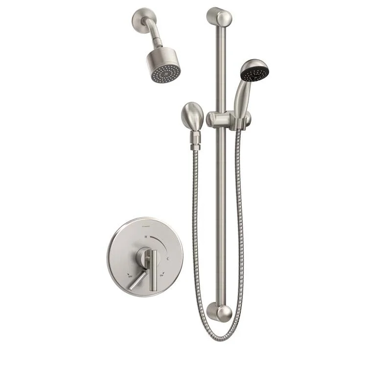 Dia Single Handle Wall-Mount Shower Faucet Trim with Handshower without Valve (1.5 GPM)