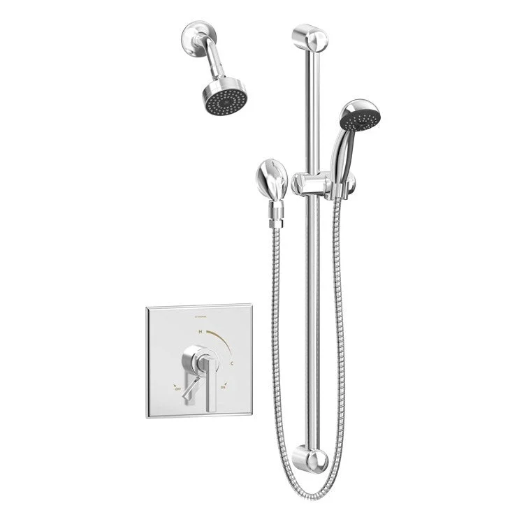 Duro Single Handle Wall-Mount Shower Faucet Trim with Handshower without Valve (1.5 GPM)