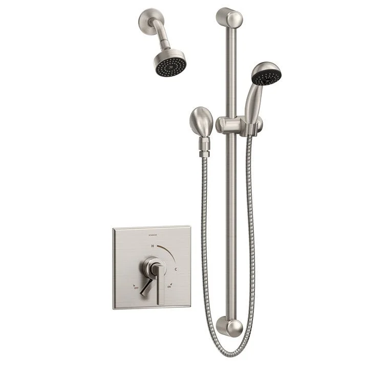 Duro Single Handle Wall-Mount Shower Faucet Trim with Handshower without Valve (1.5 GPM)