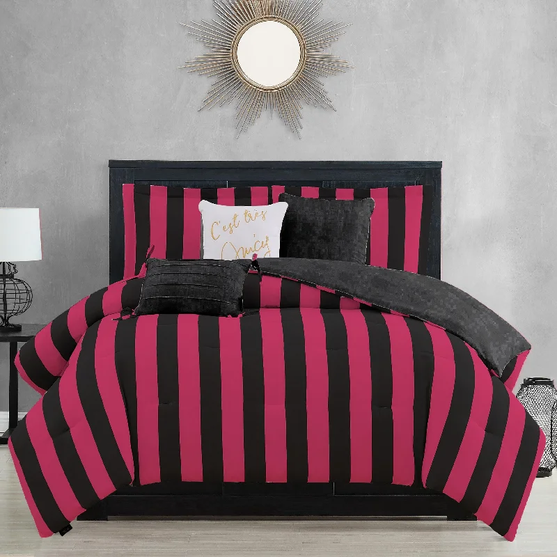 Juicy Reversible Cabana Stripe Bedding Set