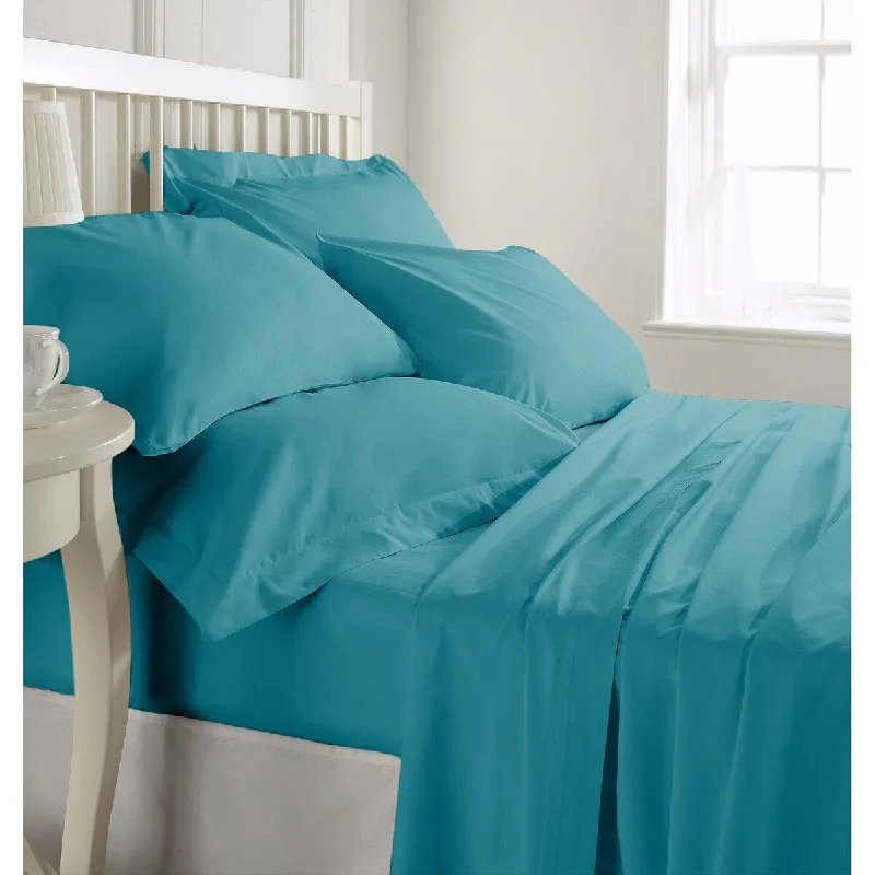 Portland Place - 300 Thread Count Marine Blue King, Combed Egyptian Cotton Sateen Sheet Sets