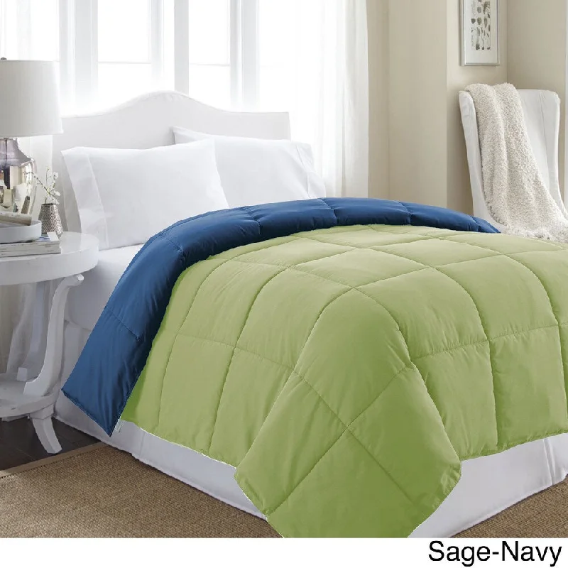 All Season Reversible Down Alternative Microfiber Comforter