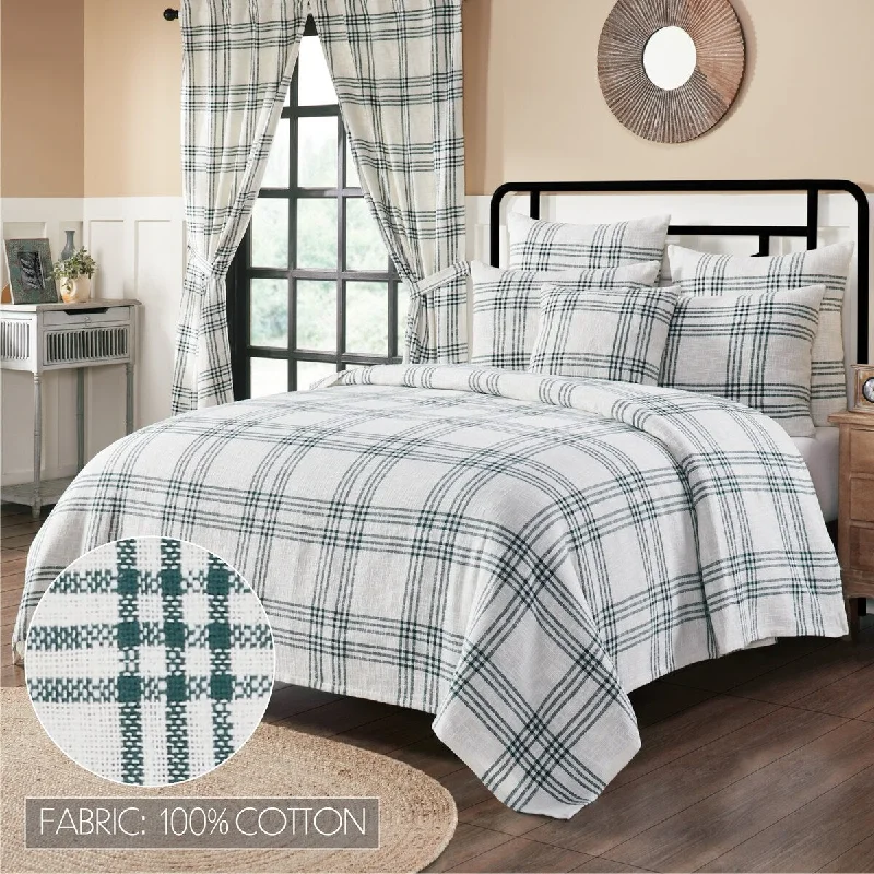 Pine Grove Plaid Twin Coverlet 70x90