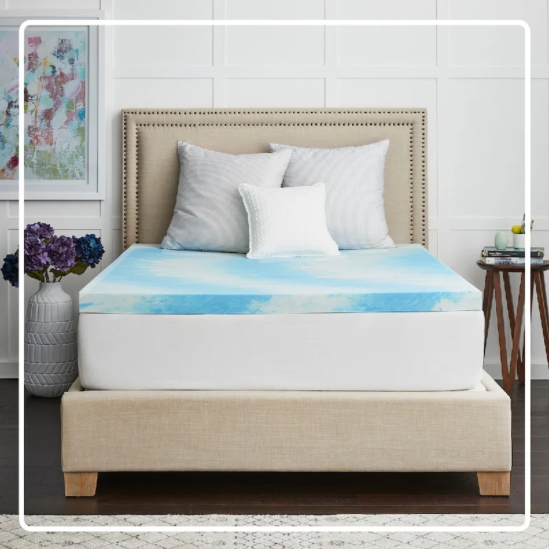 4" SealyChill Gel + Comfort Memory Foam Mattress Topper