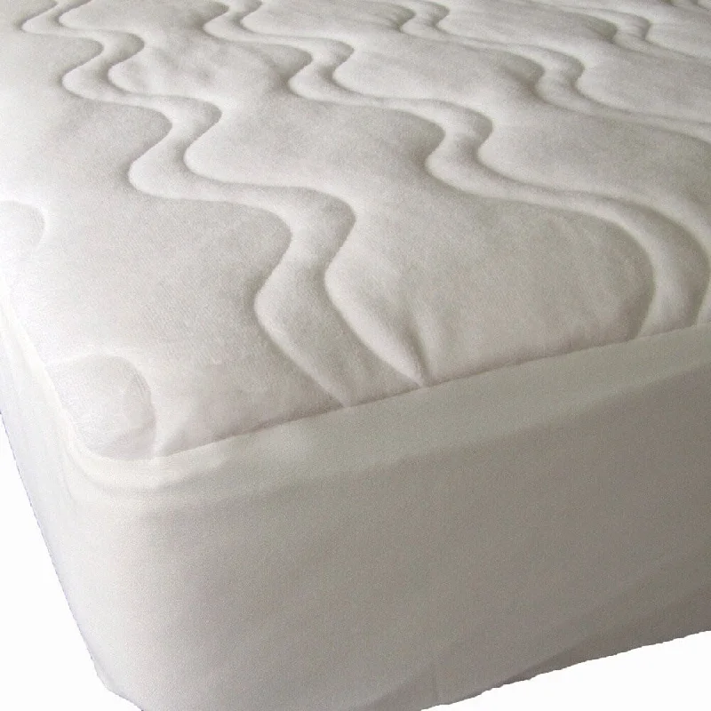 40-Winks Omni Plush Quilted Organic Cotton Mattress Pad Cover