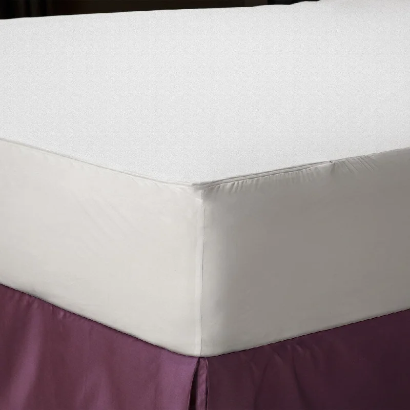 Aller-Ease Bed Bug Mattress Protectors with 15-inch Sides - White