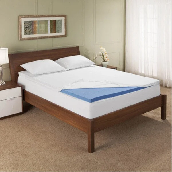 Bodipedic 2.5-inch Gel Memory Foam Mattress Topper with Cover