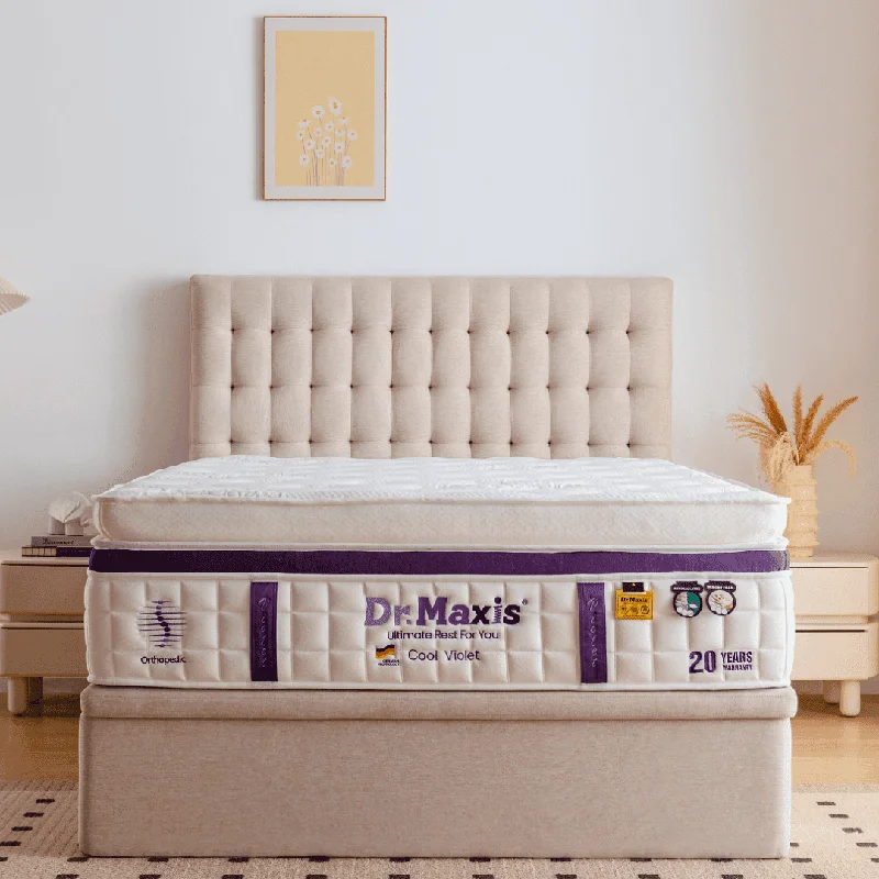 Dr.Maxis Cool Violet 15 Inch Pocketed Spring Mattress