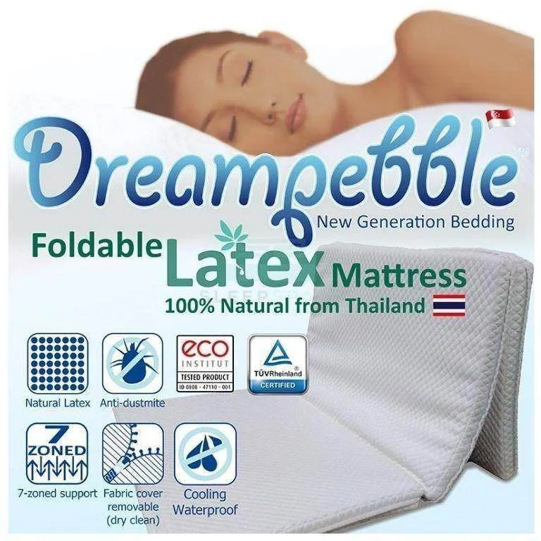 Dreampebble Foldable Latex Mattress