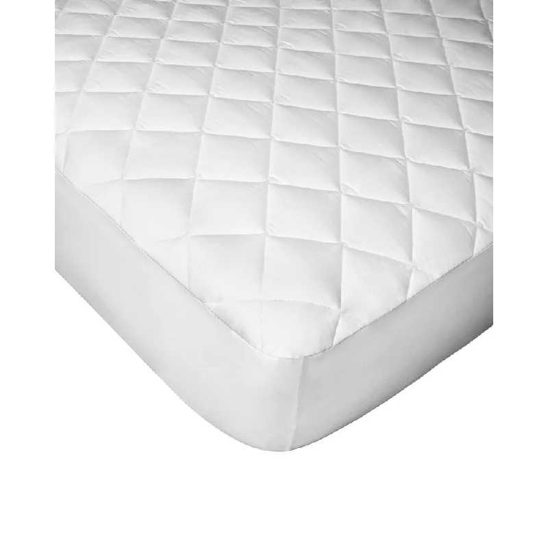 HygroSoft by Welspun 300 Thread Count Cotton Mattress Pad - White