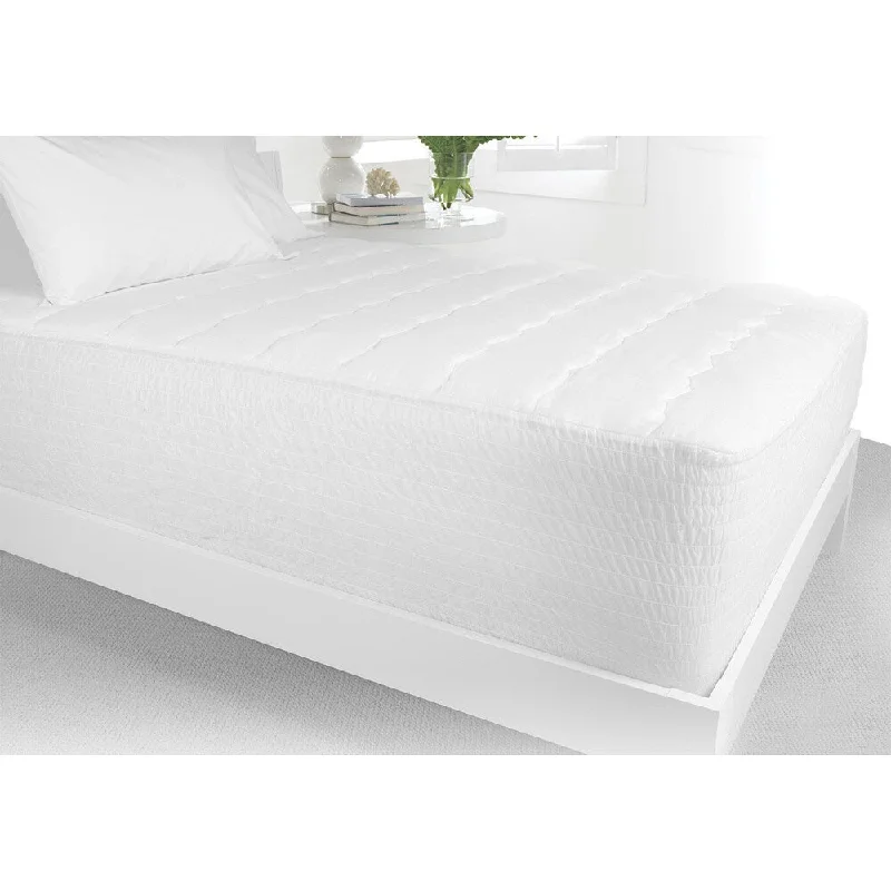 LC Ultra Luxe Knit Mattress Pad - White