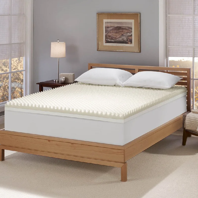 Serta Renewal 4-inch Dual-layer Memory Foam Mattress Topper