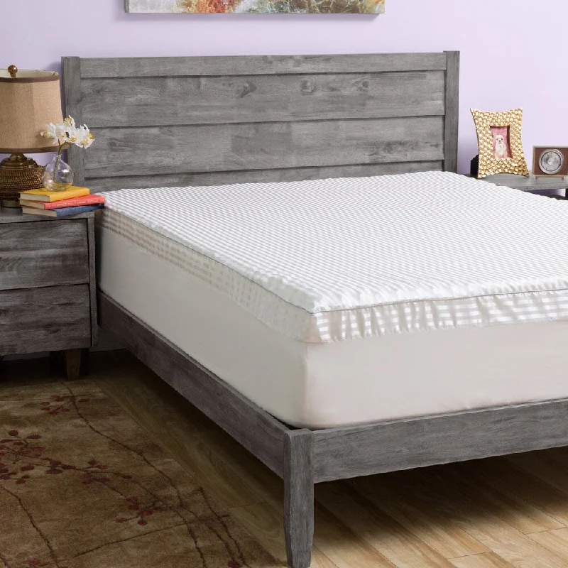 Slumber Solutions Big Comfort 3-inch Memory Foam Mattress Topper with Cover