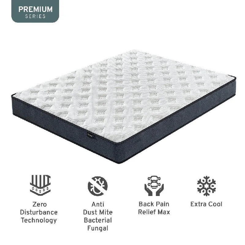 Somnuz™ Zen 8.5 Inch Individual Pocketed Spring Mattress (Single)