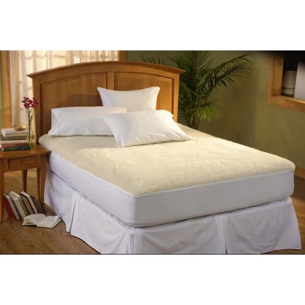 Soothing Comfort Natural Wool Fleece Mattress Pad