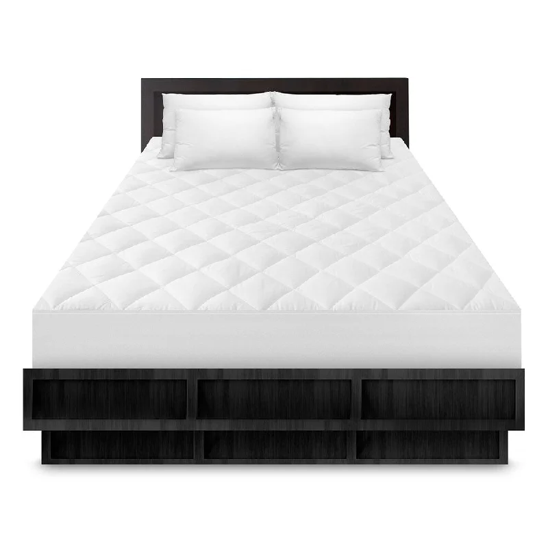 SwissLux Zip-n-Clean Mattress Pad - White