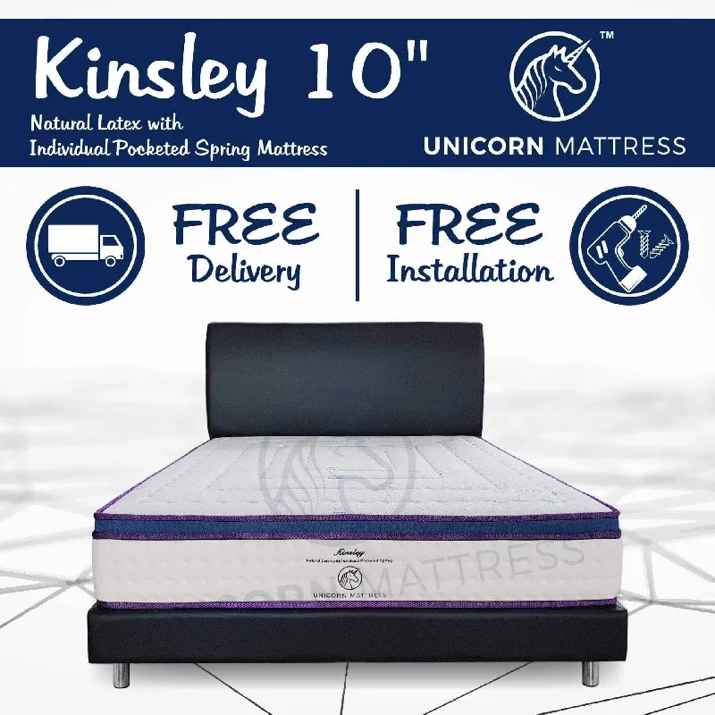 Unicorn Kinsley Natural Latex with Individual Pocketed Spring Mattress