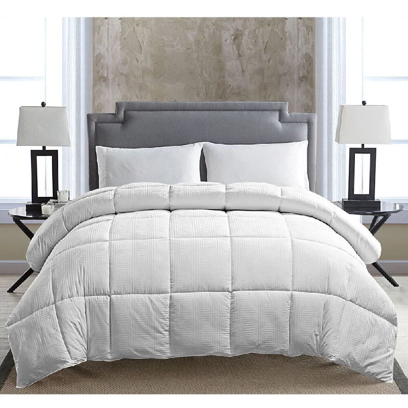 VCNY Greek Key Down Alternative Hypoallergenic Comforter